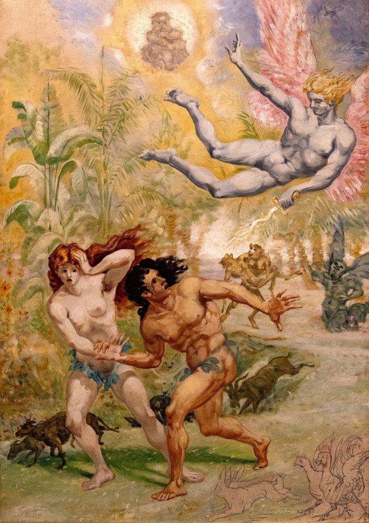 Adam and Eve expelled from Paradise