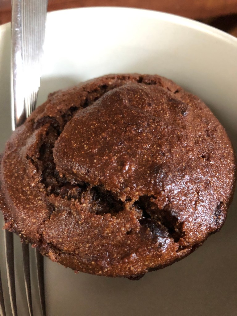 chocolate chocolate chip mint muffin
