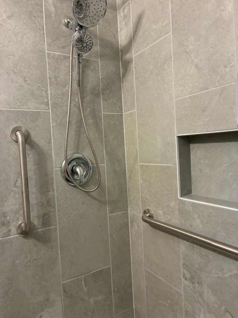 new shower